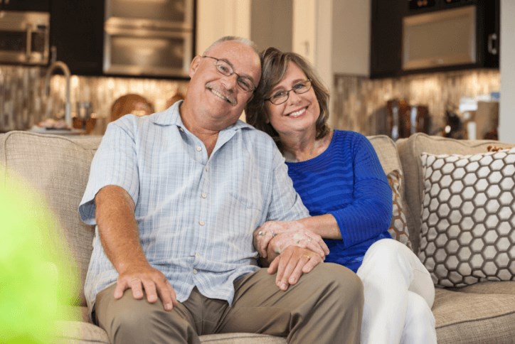 Waterset residents in their new home in Apollo Beach