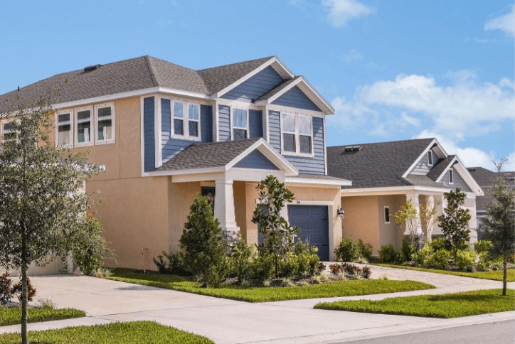 Street in Waterset by Newland Apollo Beach, Fl new home construction